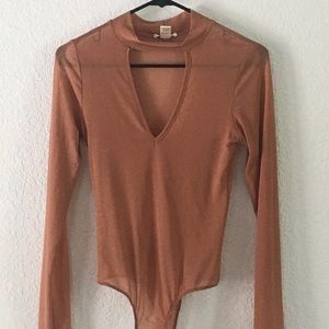 🧡Nude see through bodysuit🧡